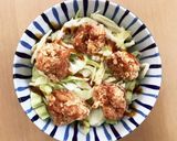 ボリューム満点✨唐揚げ丼作り方5写真