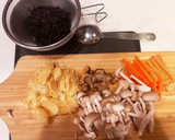 ひじきとしめじの玄米炊き込みご飯作り方3写真