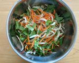 桜えびと菜の花の納豆かき揚げ作り方1写真