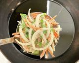 桜えびと菜の花の納豆かき揚げ作り方3写真
