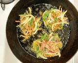 桜えびと菜の花の納豆かき揚げ作り方4写真