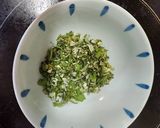 豆腐のヨモギ和え作り方1写真
