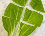 青梗菜と豚肉のオイスターソース炒め^^作り方2写真