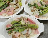 春限定！タラの芽と新玉ねぎのグラタン作り方6写真
