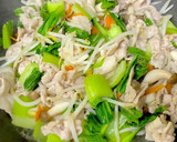 青梗菜と豚肉のオイスターソース炒め^^作り方8写真