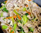 青梗菜と豚肉のオイスターソース炒め^^作り方9写真