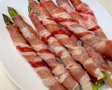 アスパラガスの豚バラ肉巻き^^作り方3写真