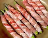 アスパラガスの豚バラ肉巻き^^作り方4写真