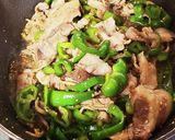 ごまたっぷりピーマンと豚肉のオイ生姜炒め作り方4写真