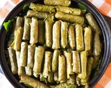 トルコ料理•葡萄の葉のハーブライス包み作り方6写真