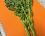 かき菜のマスタード和え作り方1写真