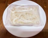 肉玉うどん作り方1写真