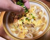 肉玉うどん作り方7写真
