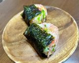 食べ応え◎たらこチーズの彩りおにぎり作り方2写真