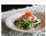ちょっと贅沢✧鮭缶といくらの親子サラダ作り方7写真