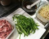 豚肉で簡単　青椒肉絲作り方1写真