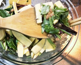 さつまいも、納豆、三つ葉のかき揚げ　作り方3写真