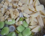 そら豆・筍ご飯作り方2写真