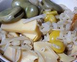 そら豆・筍ご飯作り方3写真