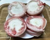 新玉ねぎの肉巻きステーキ作り方1写真