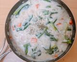 オートミールで野菜たっぷりチーズリゾット作り方6写真