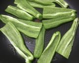 糖尿病レシピ:おかかピーマン焼き作り方2写真