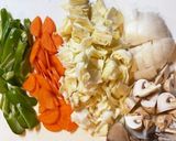 野菜沢山ソースで食べるブリのムニエル作り方1写真
