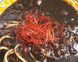 簡単イカ墨スープパスタ作り方3写真