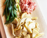 たけのこと豚肉の塩焼きそば作り方1写真