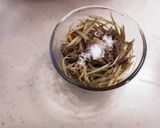 レンジで簡単！我が家の牛肉きんぴらごぼう作り方3写真