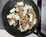 豚肉とレタスの豆乳煮作り方3写真