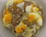 レンジで簡単5分♪納豆チーズ釜玉風うどん作り方7写真