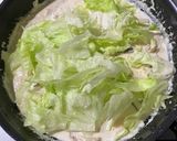 豚肉とレタスの豆乳煮作り方6写真