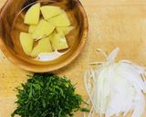 小松菜のveganポタージュ作り方1写真