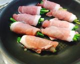 行者ニンニクの甘辛豚肉巻き作り方3写真