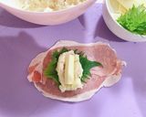 大葉と梅の肉巻きチーズポテト作り方2写真