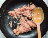 絶品☆みりん粕味噌肉そぼろとキャベツ炒め作り方2写真