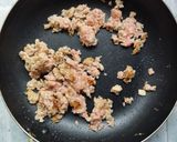 絶品☆みりん粕味噌肉そぼろとキャベツ炒め作り方3写真