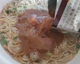カップ蕎麦とレトルトカレーでカレー蕎麦作り方4写真
