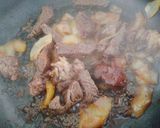 生ラムと行者ニンニクのさっぱり炒め作り方3写真