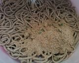 カップ蕎麦とレトルトカレーでカレー蕎麦作り方2写真