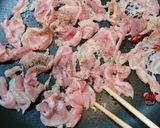 簡単！旨い！豚バラとセロリの葉のガリレモ作り方3写真