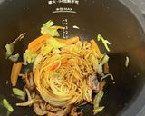 ホットクックで焼きそば　弁当　1人分作り方6写真