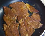 たっぷり長ねぎとレバー炒め作り方3写真