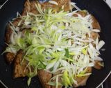 たっぷり長ねぎとレバー炒め作り方4写真