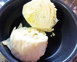 キャベツ大量消費！カニカマとの煮びたし作り方2写真