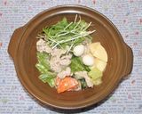 春野菜と豚肉の塩麹あんかけ土鍋ごはん作り方11写真