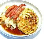 キャベツ大量消費！カニカマとの煮びたし作り方7写真