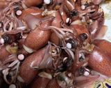 ホタルイカと揚げなすと新タマネギサラダ作り方1写真