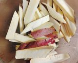 レンチン◎さつまいもスティック◎塩バター作り方2写真